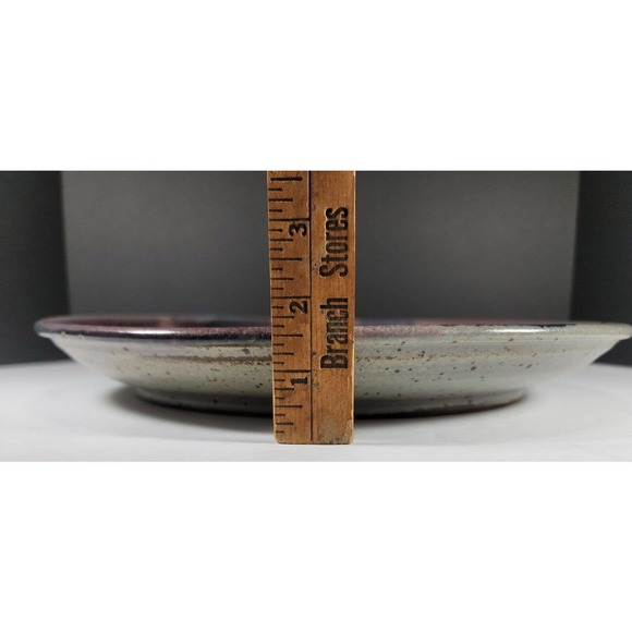 JOHN FREIMARCK STUDIO ART POTTERY VINTAGE SIGNED 14.5" SHALLOW BOWL TRAY PLATE - Picture 6 of 7